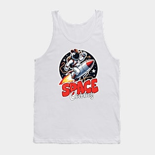 Astronaut Space Cowboy Tank Top